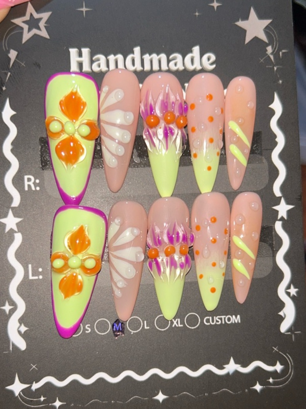 Press on nails stiletto